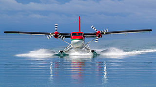 <span class="mw-page-title-main">Water landing</span> An aircraft landing intentionally on a body of water