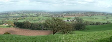 The Cheshire Plain viewed from the Mid-Cheshire Ridge Cheshire Plain.jpg