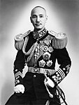 Chiang Kai-shek, former President of the Republic of China in Mainland China and Taiwan.