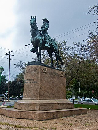 <span class="mw-page-title-main">Equestrian statue of David McMurtrie Gregg</span> Monument in Centre Park, Reading, Pennsylvania, United States