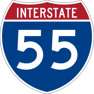 <span class="mw-page-title-main">Interstate 55 in Tennessee</span> Interstate Highway in Tennessee, United States