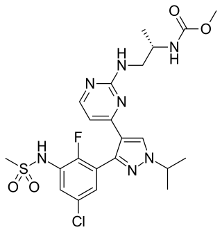 <span class="mw-page-title-main">Encorafenib</span> Chemical compound