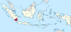 Location of Lampung