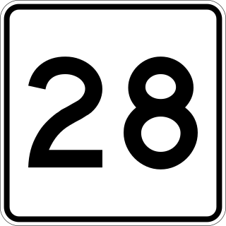 <span class="mw-page-title-main">Massachusetts Route 28</span> Highway in Massachusetts