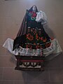 A statue of Mary in Pátzcuaro's church. She's dressed with P'urépuchas traditionnal garments.