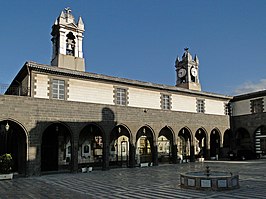 Een Melkitische Grieks-katholieke kerk in Damascus