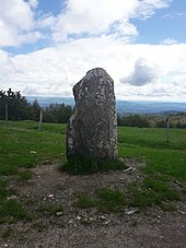 Menhir du Trépaloud près du Mont Aigoual