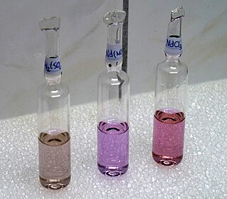 <span class="mw-page-title-main">Neodymium compounds</span> Chemical compounds with at least one neodymium atom