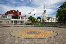 The Place de la nation huronne-wendat in Wendake