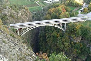 Pont de Gueuroz (alte Brücke)