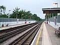 Platform 2 heading southbound (facing north)