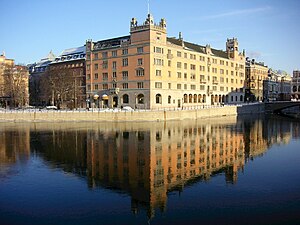 Rosenbad sett från Vasabron.