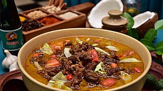 Tongseng Indonesian goat meat soup dish