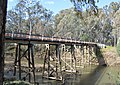 English: Toolamba Bridge over the Goulburn River at Toolamba, Victoria