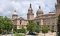 Català: (Montjuic, Barcelona), obra eclèctica d'Eugenio Cendoya, Enric Catà i Pere Domènech (1927-29). This is a photo of a monument listed in the Catalan heritage register of Béns Culturals d'Interès Nacional and the Spanish heritage register of Bienes de Interés Cultural under the reference RI-51-0001316.