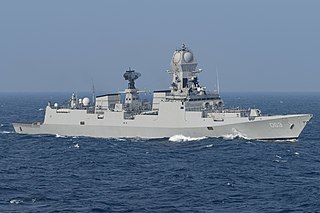 INS <i>Kolkata</i> Destroyer in the Indian Navy