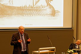 Andrew Wawn addresses A Symposium in Honour of George Stephens (1813-1895) in 2013 (3).jpg