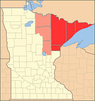 <span class="mw-page-title-main">Arrowhead Region</span> Region in northeastern Minnesota