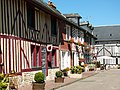 Half-timber houses in Beuvron-en-Auge, one of The Most Beautiful Villages of France