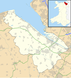 Gwernaffield is located in Flintshire