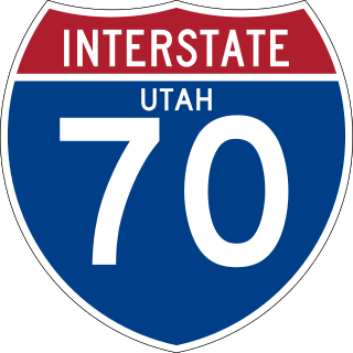 <span class="mw-page-title-main">Interstate 70 in Utah</span> Section of Interstate highway in Utah