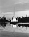 Fontána Jubilee Fountain v jazere Lost Lagoon v roku 1936