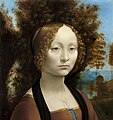 جینه‌ورا دی بنچی اثر لئوناردو دا وینچی (۱۴۷۴ م.)