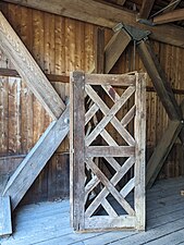 Gate - Comstock Covered Bridge.