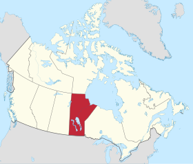 Bản đồ chiếu Manitoba