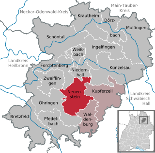 <span class="mw-page-title-main">Neuenstein, Baden-Württemberg</span> Town in Baden-Württemberg, Germany