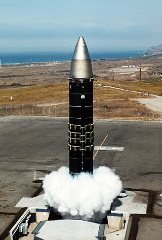 <span class="mw-page-title-main">LGM-118 Peacekeeper</span> Intercontinental ballistic missile