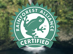 Pečeť certifikace Rainforest Alliance (2015)