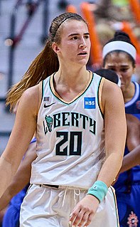 <span class="mw-page-title-main">Sabrina Ionescu</span> American professional basketball player