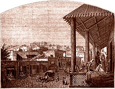 Street in Shamakhi, 19th century, Azerbaijan.jpg