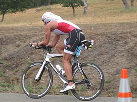 Torsten Abel beim Wildflower Triathlon, 2009