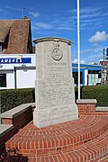 Hertfordshire Regiment memorial in Ver-sur-Mer