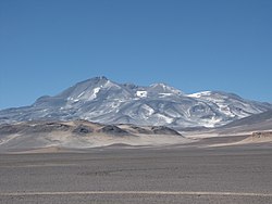 Pohled na Ojos del Salado