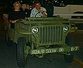 Ford's stamped steel grille design on a 1945 Willys