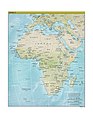 Map of Africa, 2005 Carte de l'Afrique en 2005