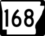 Highway 168 marker