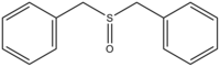 Strukturformel von Dibenzylsulfoxid