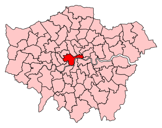 <span class="mw-page-title-main">Cities of London and Westminster (UK Parliament constituency)</span> UK Parliament constituency in England, created 1950