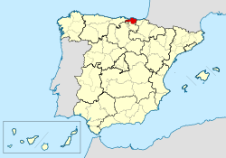 Mapa da área da diocese