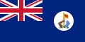 This is the SVG vector image of the flag and government ensign of the Crown Colony of North Borneo from 1948 to 1963. It is recommended to create a new SVG vector image based on this SVG. Just change the background color from blue to the same red as the Union Flag in the upper left corner. The other contents remain unchanged.