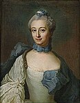 Fredrika Ulrika Staël von Holstein målad av Johan Stålbom år 1766.