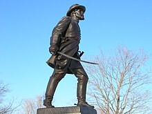 Statue of General William Wells in Battery Park in Burlington, Vermont GenWellsStatue RtSide 20060128.jpg