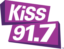 Kiss 91.7 logo.svg