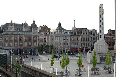 Martyr's square, Leuven, Belgium.