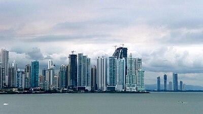 Gezicht op Panama-Stad