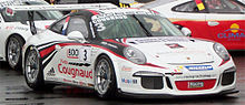 2014 Porsche Carrera Cup France 991 cup car of Alexandre Cougnaud Porsche Carrera Cup France - Le Mans 2014 - Alexandre Cougnaud.jpg